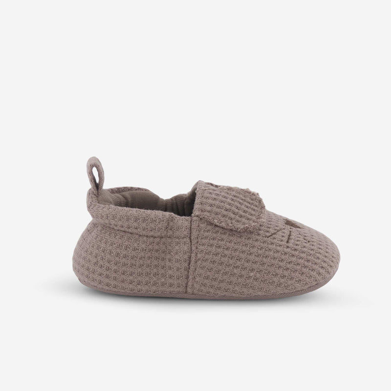 Chaussons en gaze de coton + oreilles animaux