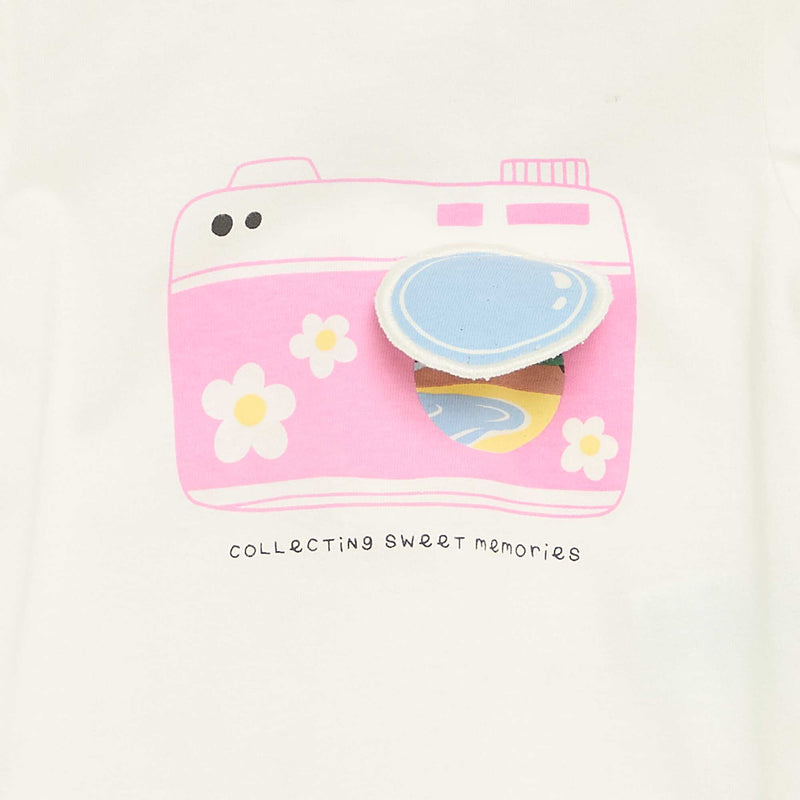 T-shirt à manches courtes avec imprimé