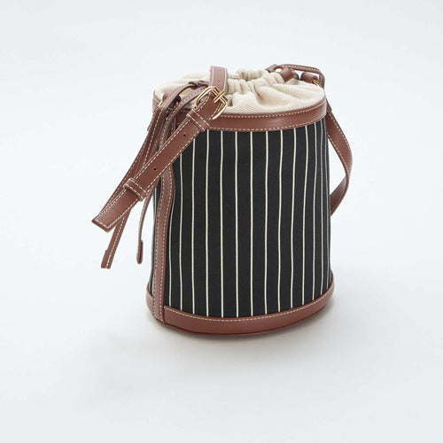 Sac forme seau en tissu