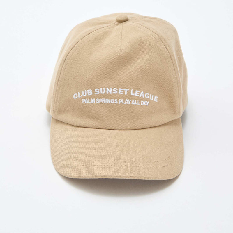 Casquette baseball en coton
