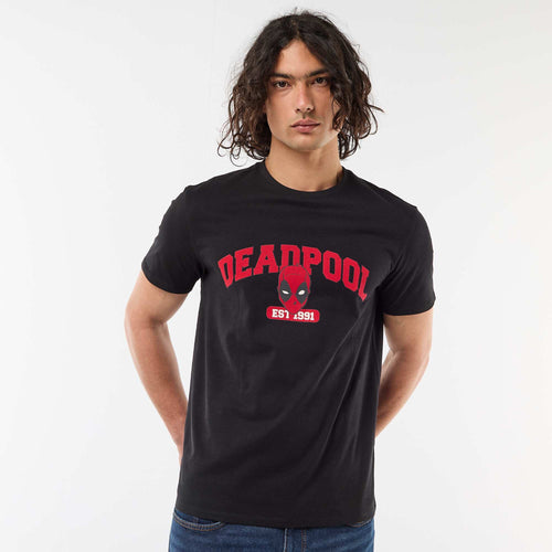 T-shirt 'Deadpool' 'Marvel' à manches courtes