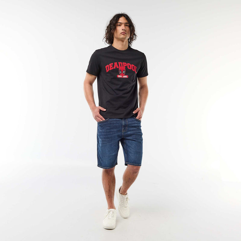 T-shirt 'Deadpool' 'Marvel' à manches courtes