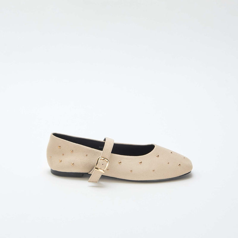 Ballerines plates en simili