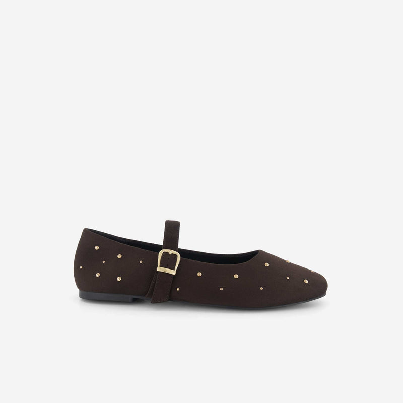 Ballerines plates en simili