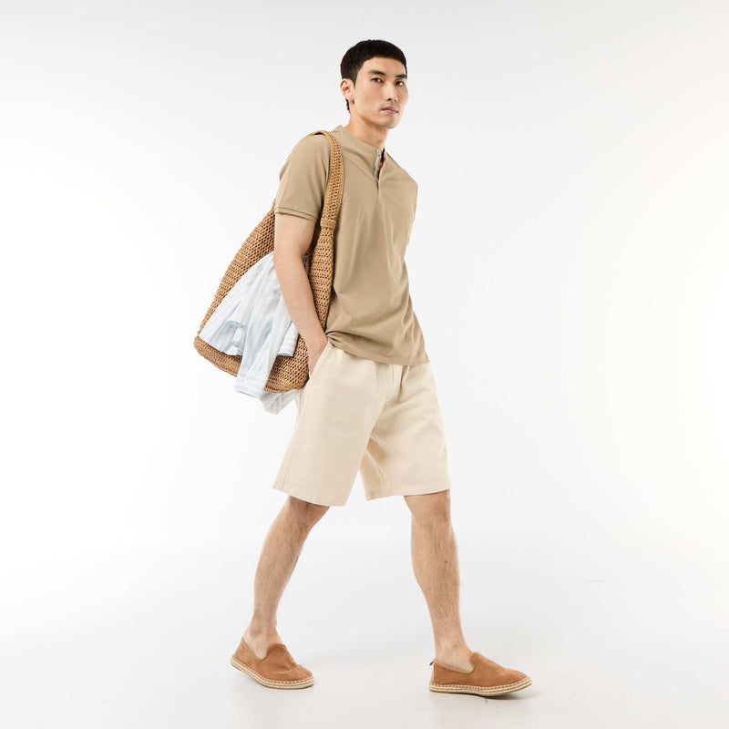 Bermuda en jean avec taille élastiquée
