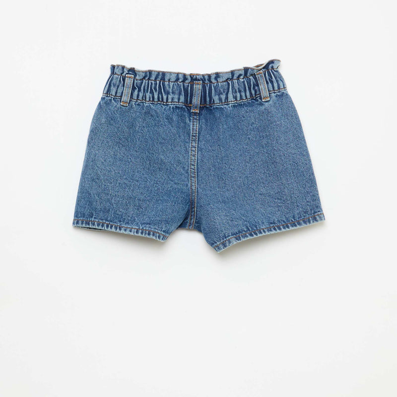 Short en jean paper bag