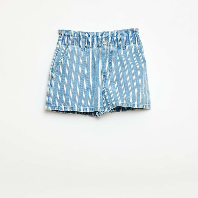 Short en jean paper bag