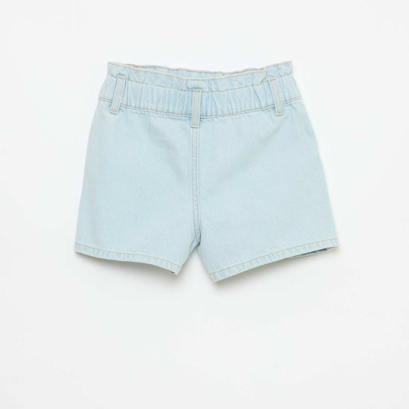 Short en jean paper bag