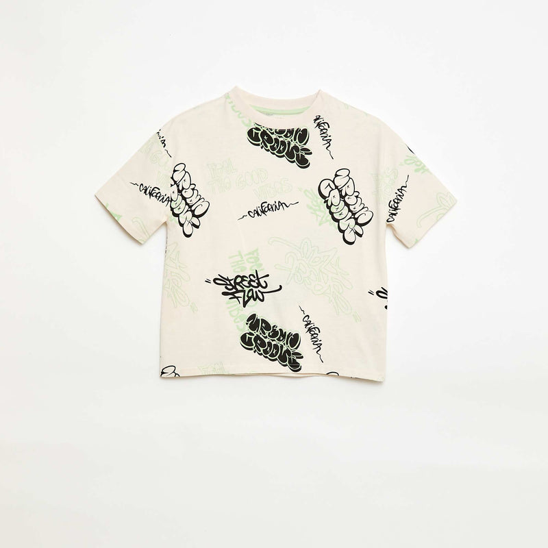 T-shirt oversize fantaisie