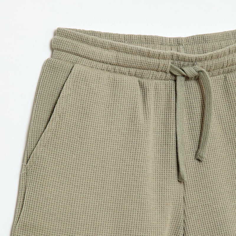 Short en nid d'abeilles
