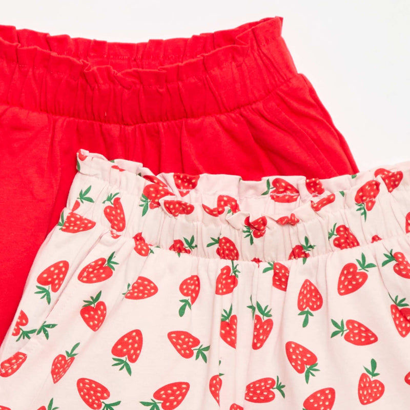 Lot de 2 shorts à la taille élastiquée