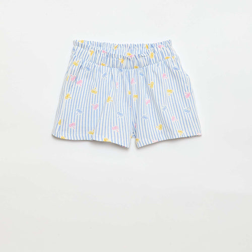 Lot de 2 shorts à la taille élastiquée