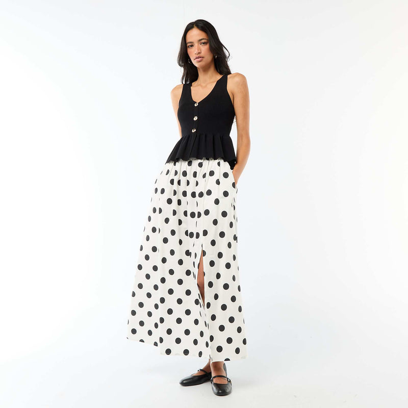 Gilet en maille fine jauge ouverture boutonnée