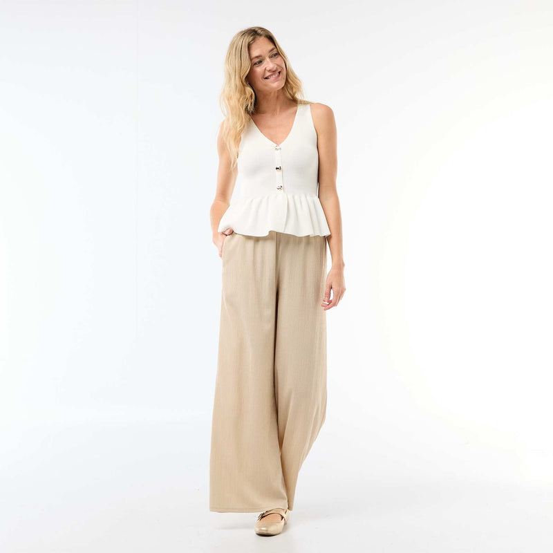 Gilet en maille fine jauge ouverture boutonnée