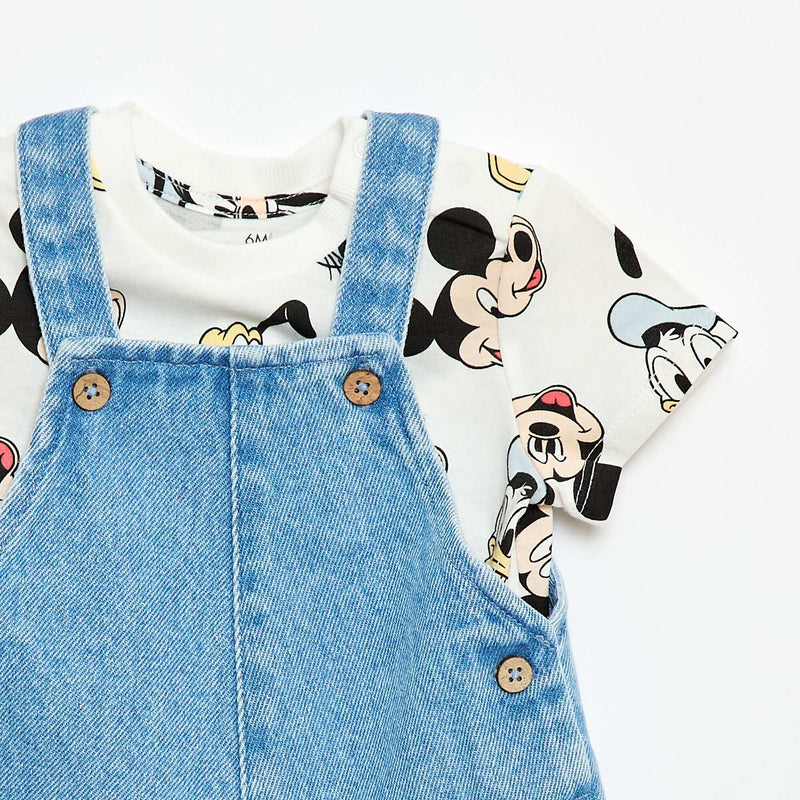 Ensemble t-shirt + salopette 'Winnie' 'Disney' - 2 pièces