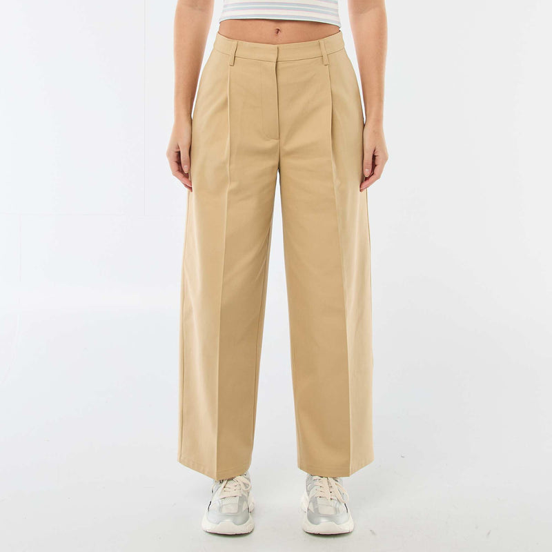 Pantalon large à pinces