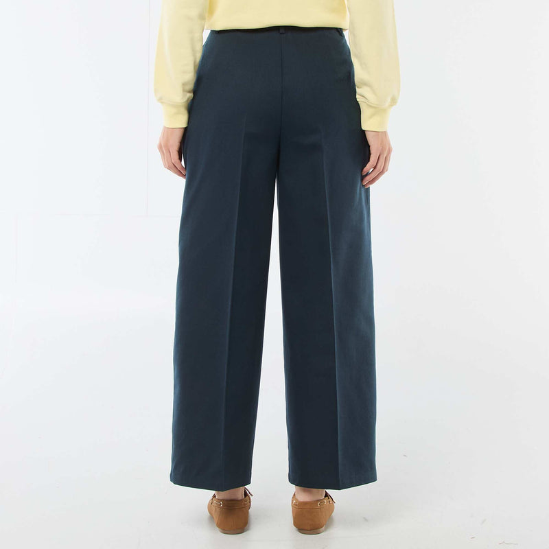 Pantalon large à pinces