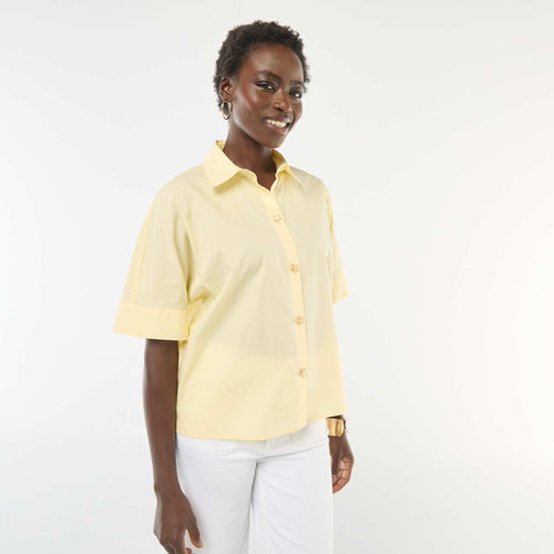 Chemise large à boutons étoiles