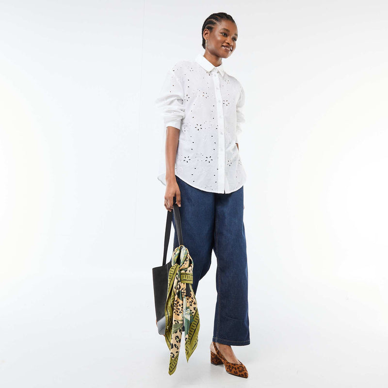 Chemise en broderies anglaises