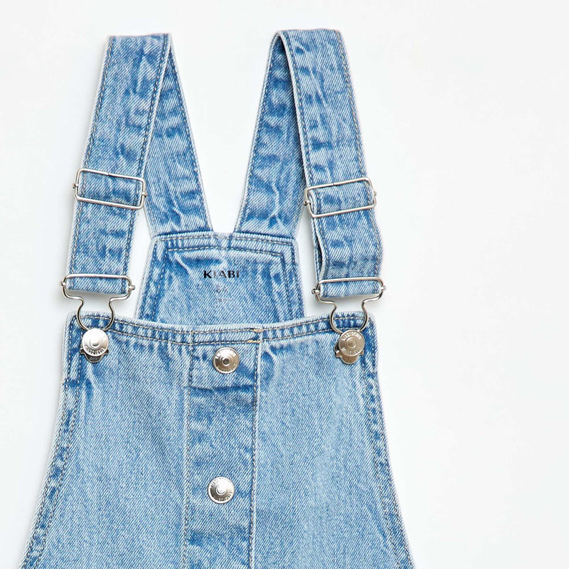 Robe salopette en jean