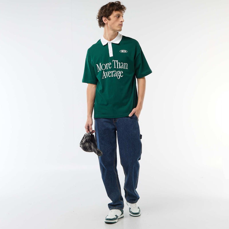 Polo style rugby à manches courtes