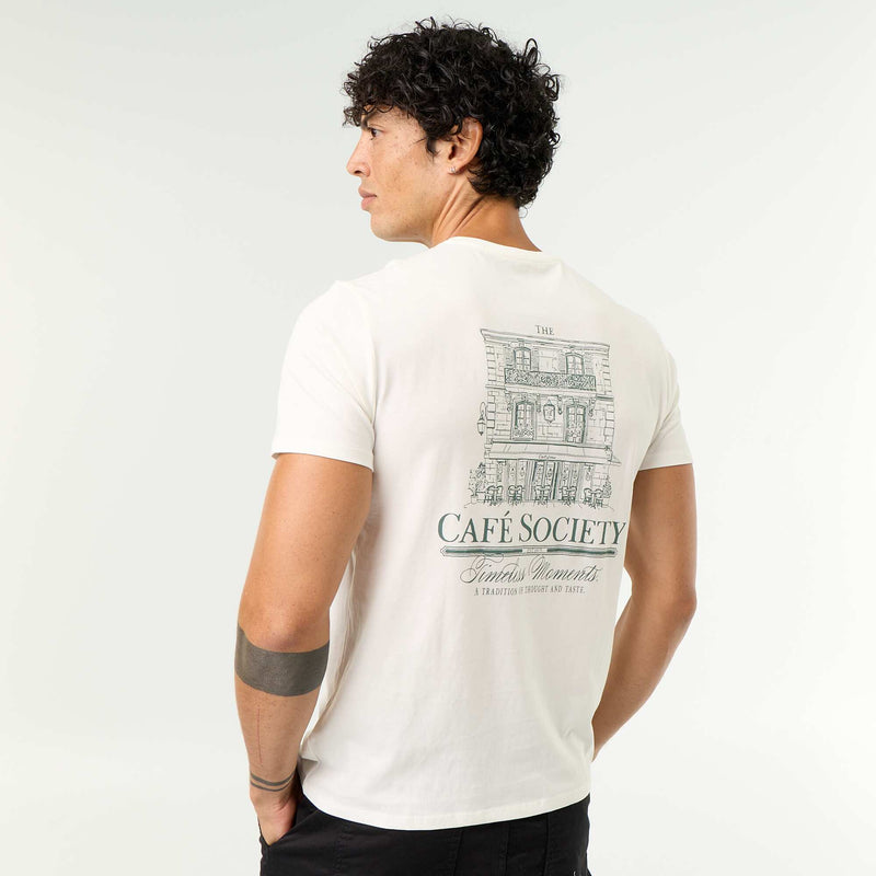 T-shirt imprimé fantaisie à manches courtes