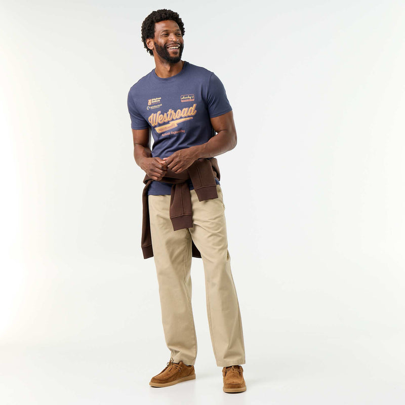 T-shirt imprimé fantaisie à manches courtes