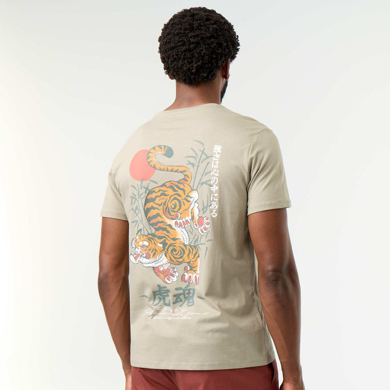 T-shirt imprimé fantaisie à manches courtes