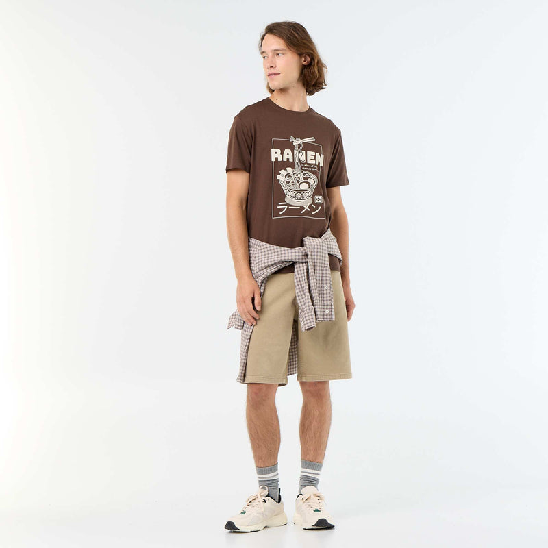 T-shirt imprimé fantaisie à manches courtes