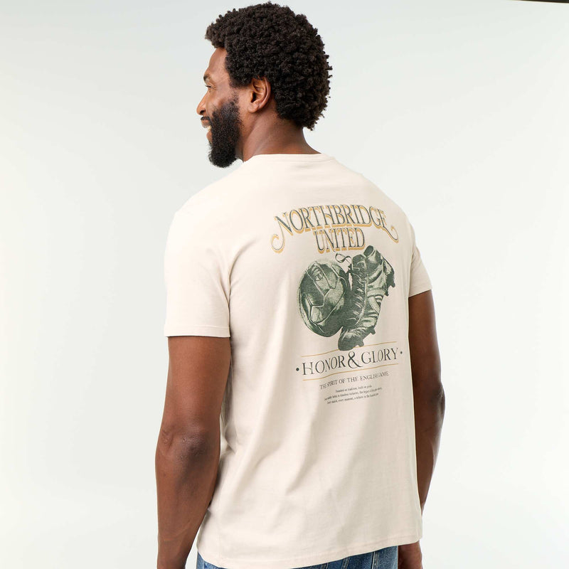 T-shirt imprimé fantaisie à manches courtes