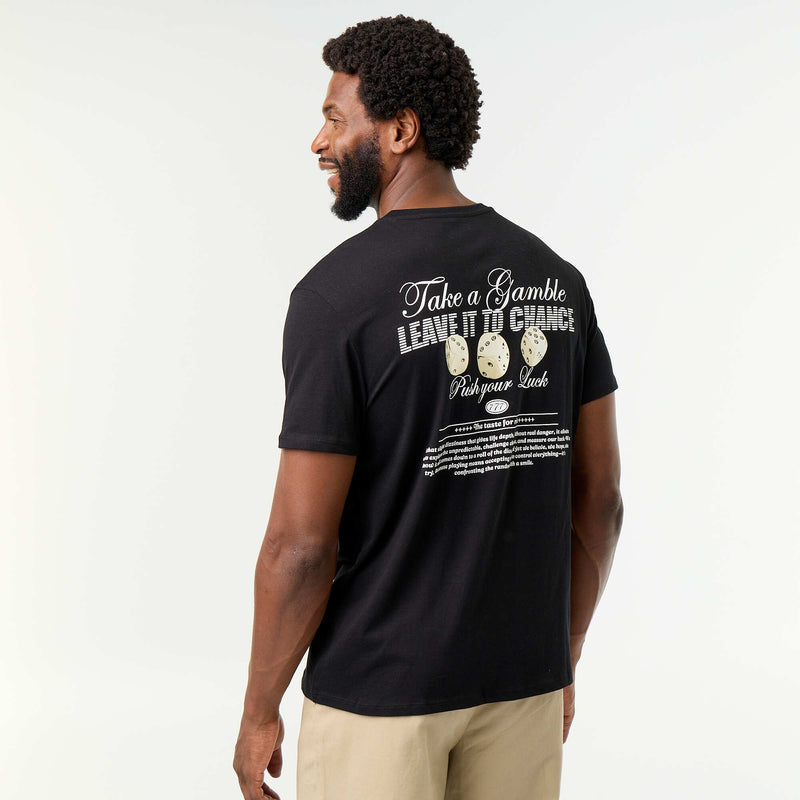 T-shirt imprimé fantaisie à manches courtes