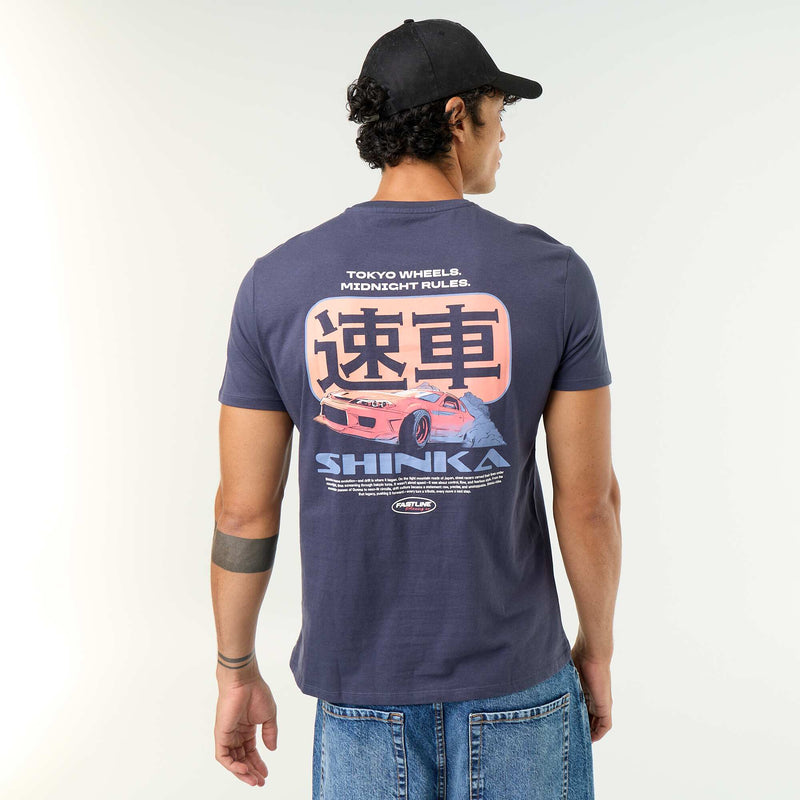 T-shirt imprimé fantaisie à manches courtes