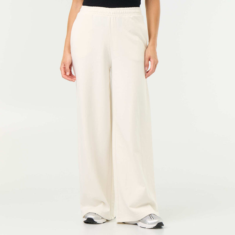 Pantalon jogging large en maille lourde