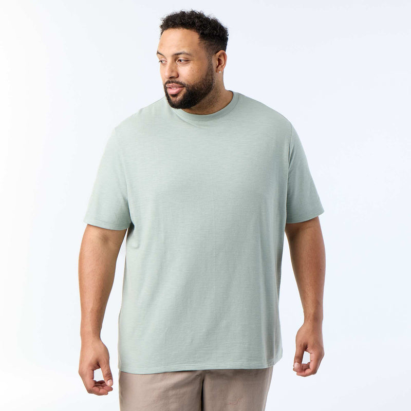 T-shirt à manches courtes en maille jersey fantaisie – Vert – Kiabi Maroc