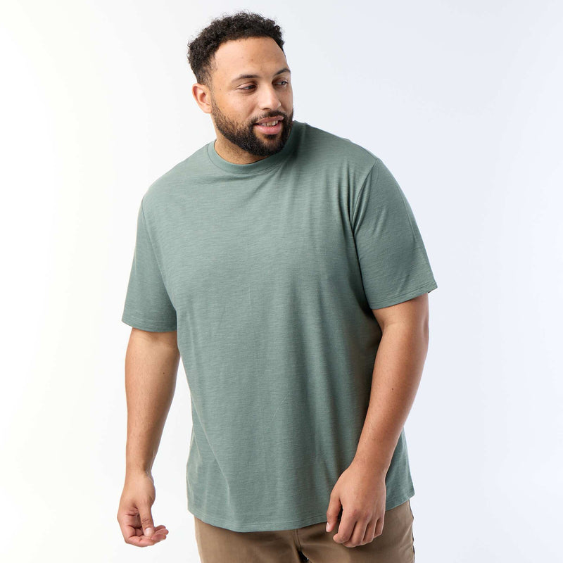 T-shirt à manches courtes en maille jersey fantaisie – Vert – Kiabi Maroc