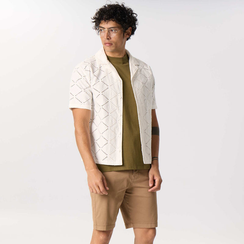 Bermuda chino uni – Marron – Kiabi Maroc