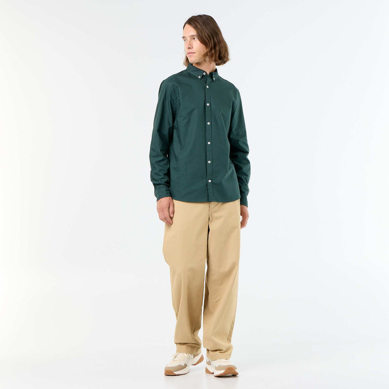 Chemise oxford à ouverture boutonnée