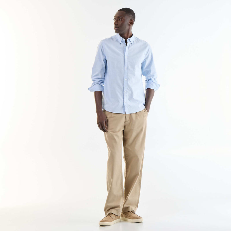 Chemise oxford à ouverture boutonnée