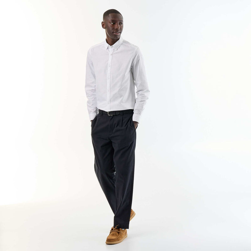 Chemise oxford à ouverture boutonnée