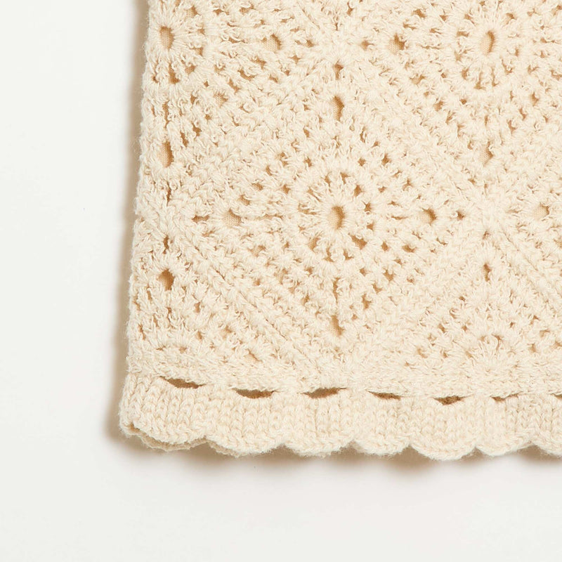 Top en crochet unie