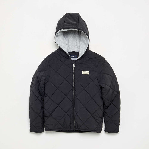 Blouson matelassé à capuche