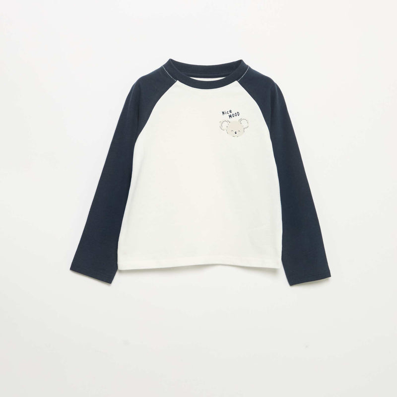 T-shirt manches longues raglan
