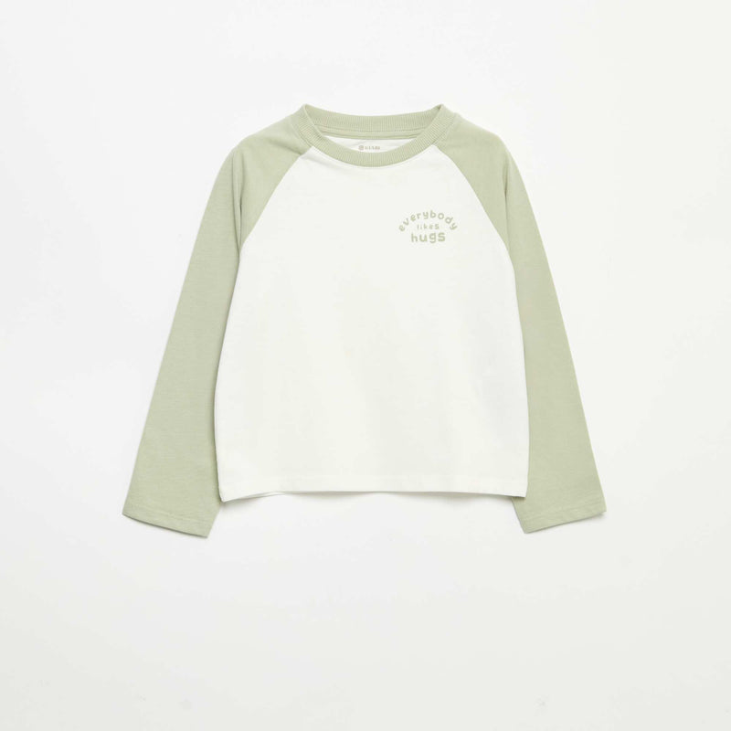 T-shirt manches longues raglan