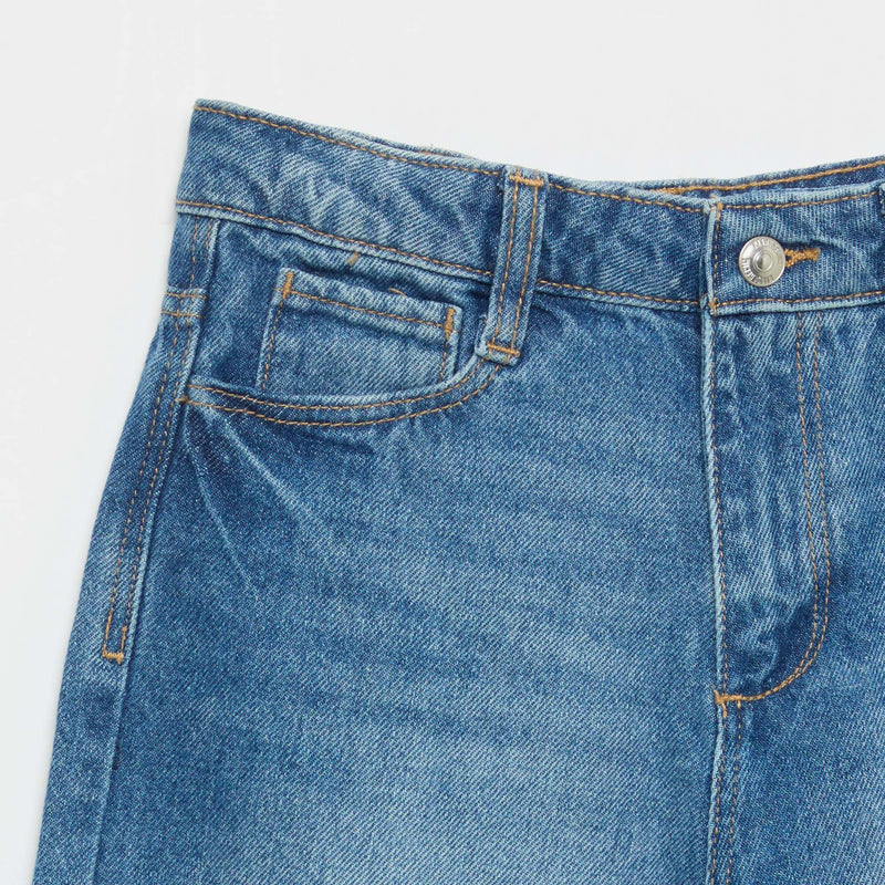 Pantalon denim coupe baggy
