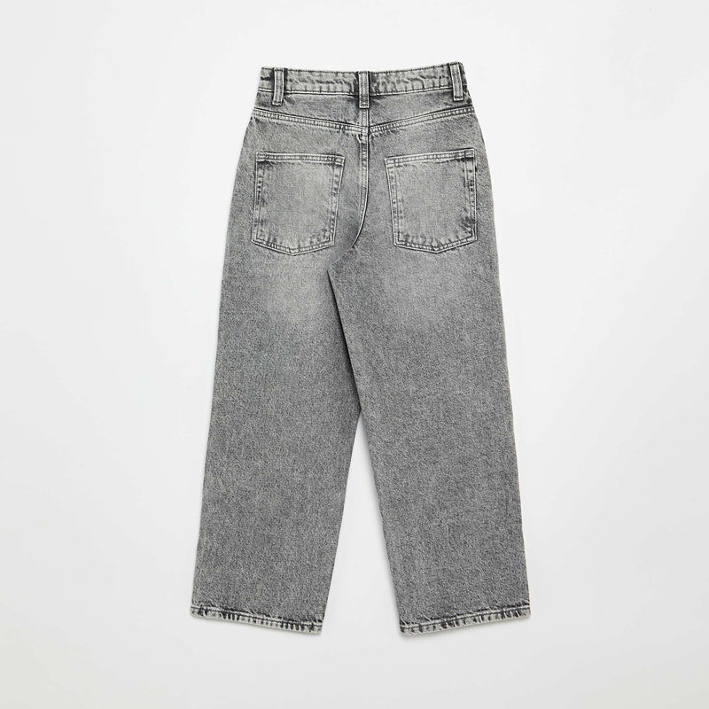 Pantalon denim coupe baggy