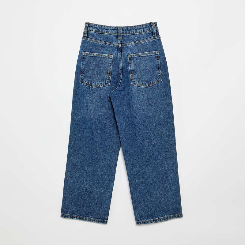 Pantalon denim coupe baggy