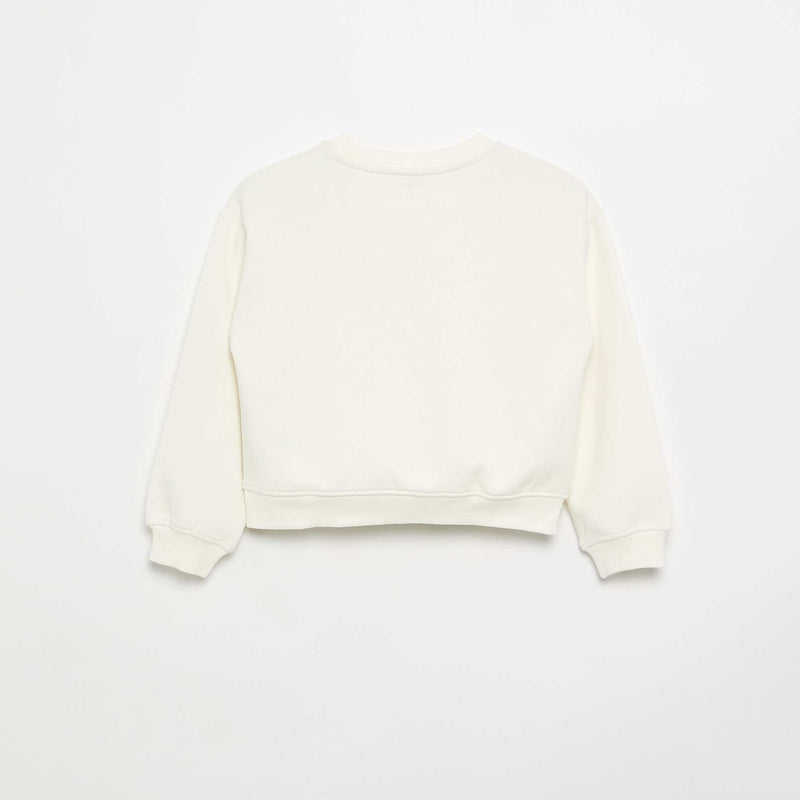 Sweat en molleton imprimé poitrine – Kiabi Maroc
