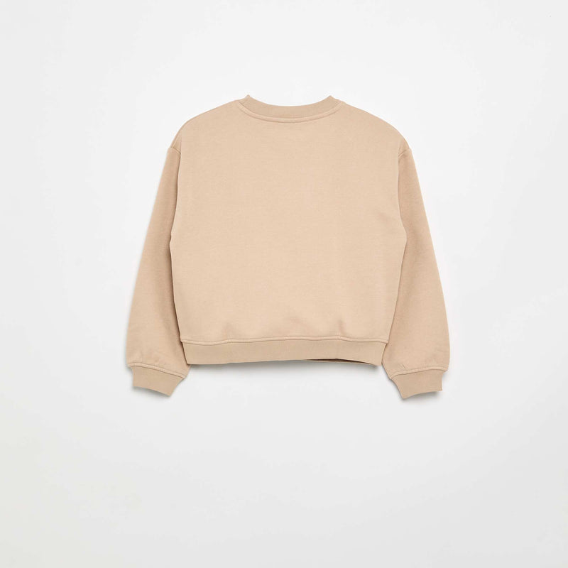 Sweat en molleton imprimé poitrine – Kiabi Maroc