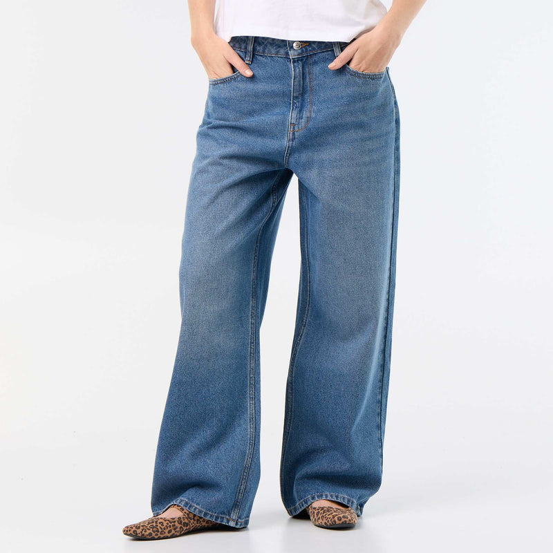 Pantalon denim baggy
