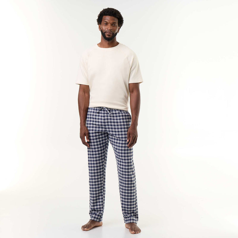 Pantalon de pyjama avec 2 poches – Bleu – Kiabi Maroc